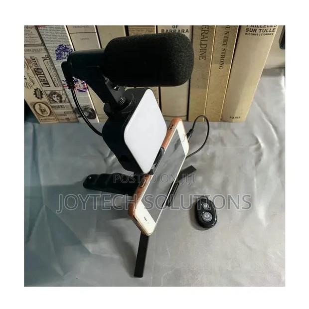 Video Vlogger Kits Microphone Led Fill Light Mini Tripod . - main view