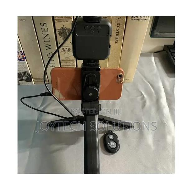 Video Vlogger Kits Microphone Led Fill Light Mini Tripod . - thumbnail 2
