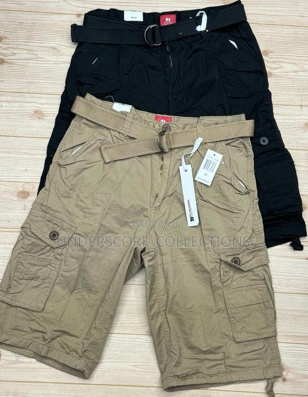 Executive Men Plus Size Cargo Shorts - main view