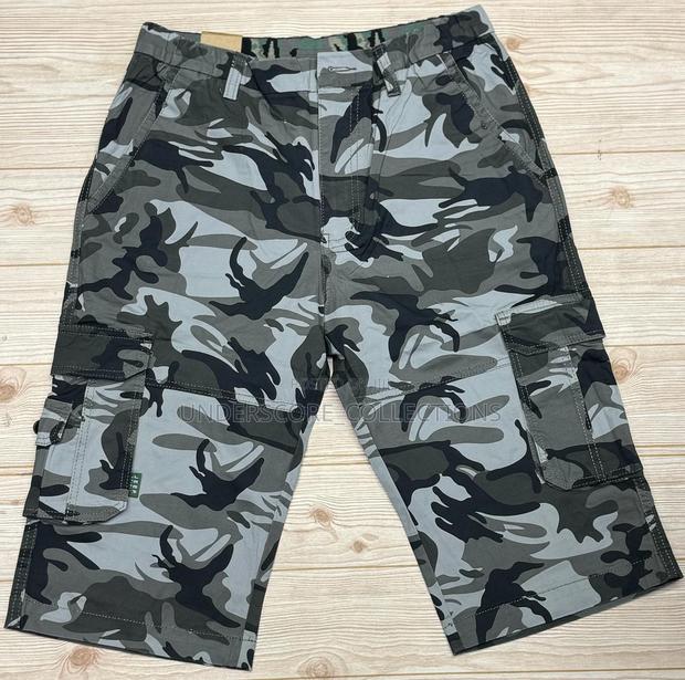 Executive Men Plus Size Cargo Shorts - thumbnail 2