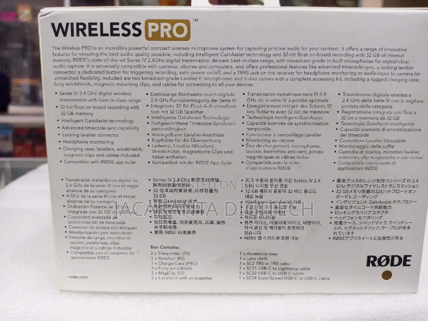 Rode Wireless Pro 2-Person Clip-on Wireless Microphone Syt