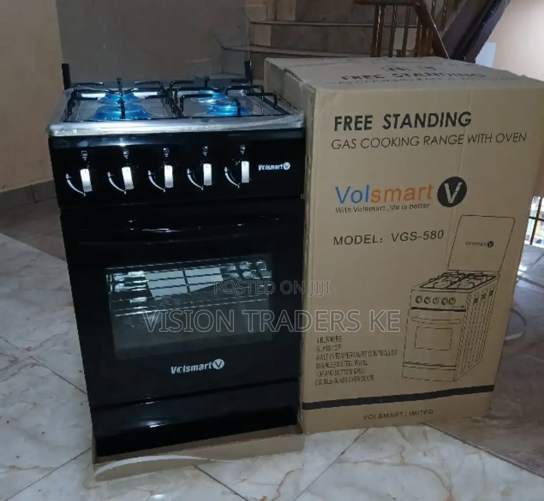Volsmart VGS580 50*55 Full Gas Cooker With Gas Oven.