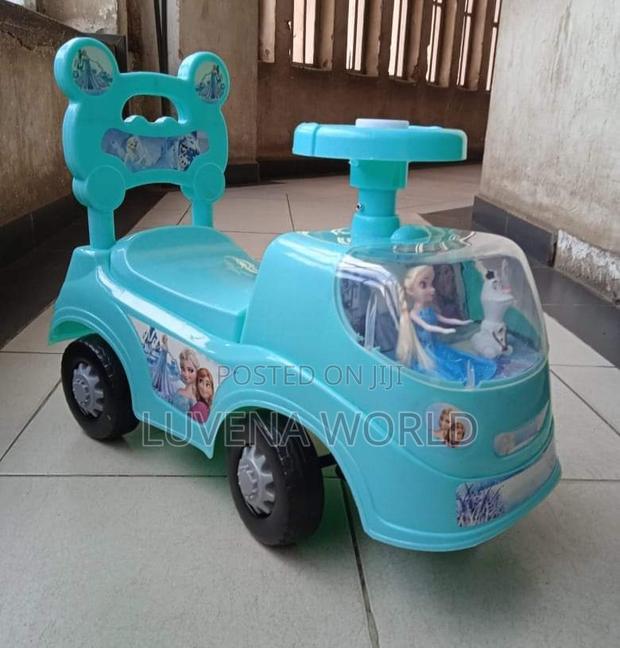 Blue Push Car - main view