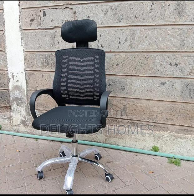 Modern Mesh Heavy Comfortable Armrest Chair - thumbnail 2