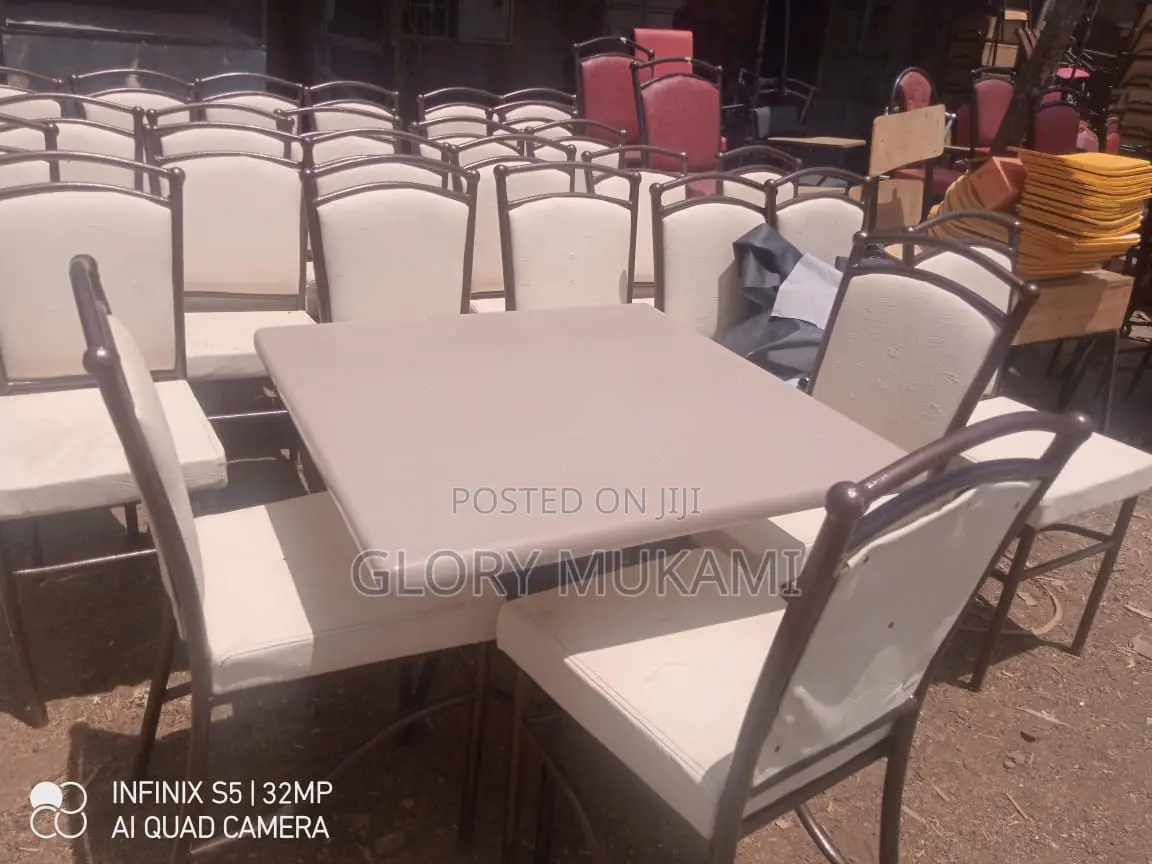 Restaurants and Bar Chairs and Square Table