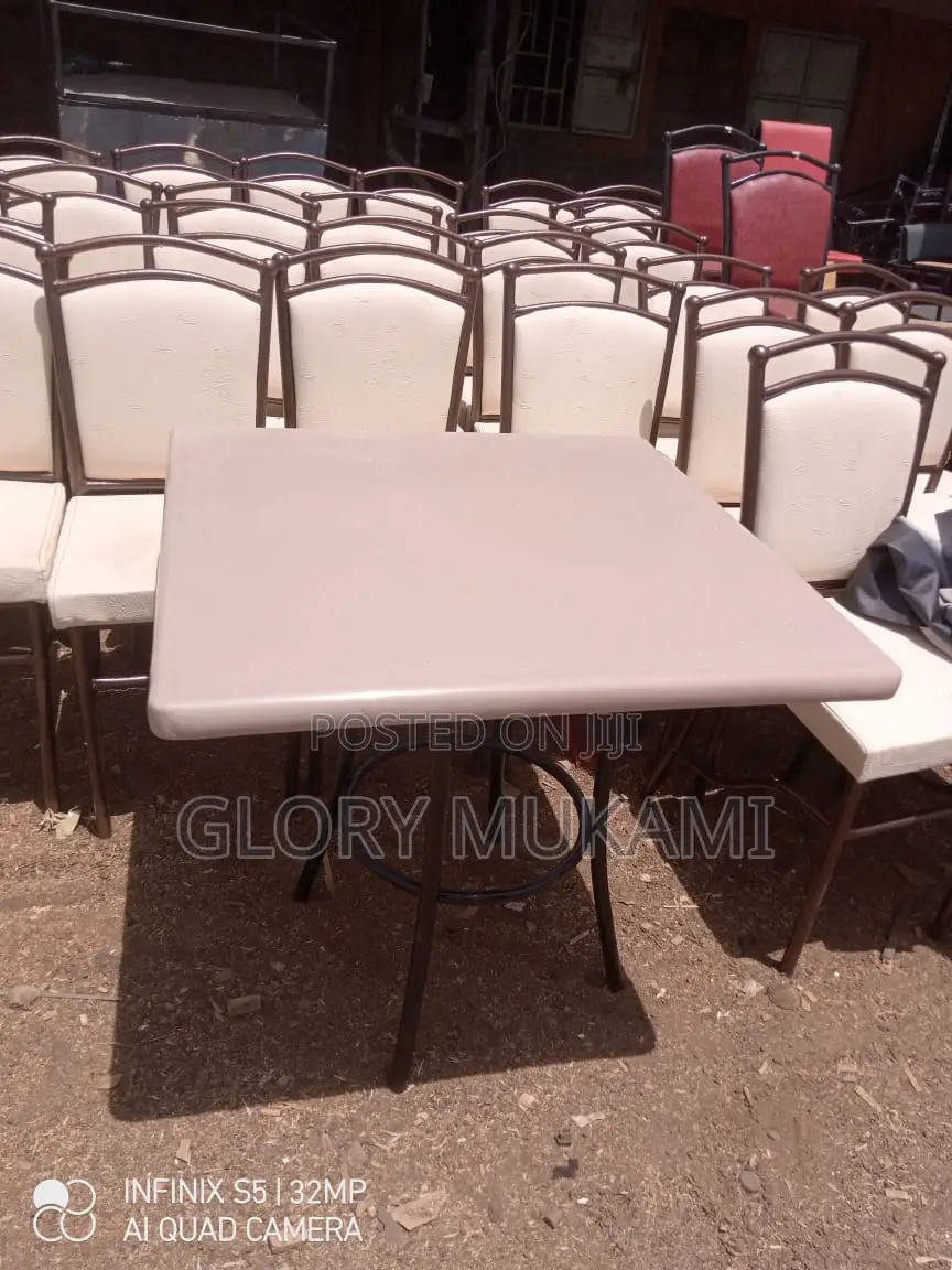 Restaurants and Bar Chairs and Square Table