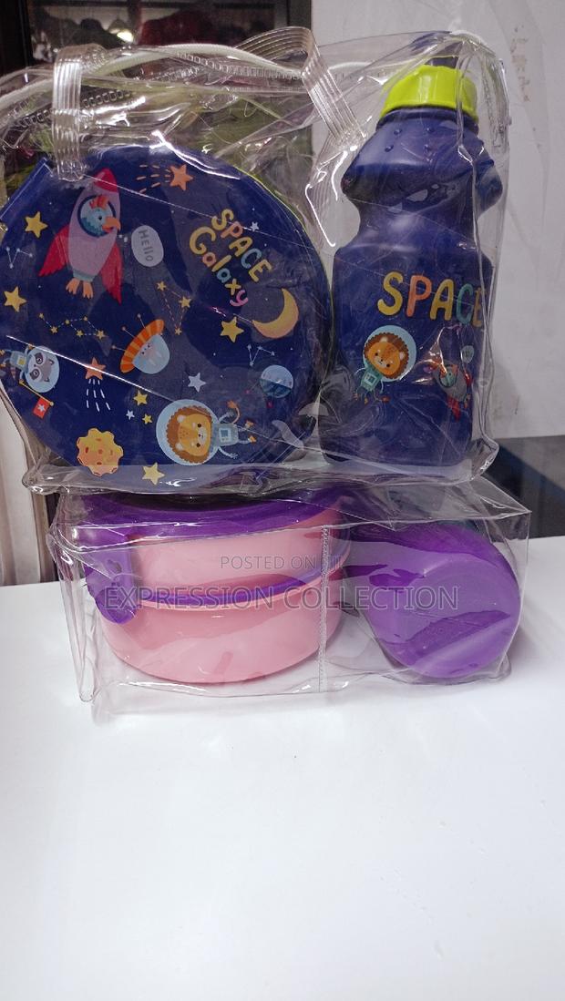 Kids Snack Dish and Water Bottles