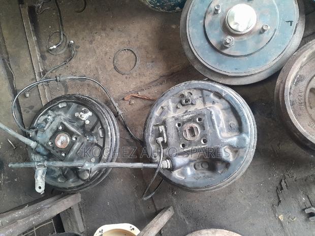 Nissan Note Complete Rear Hubs With Drums and Backplate