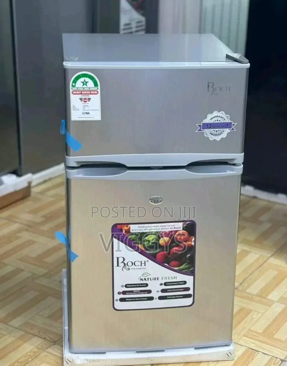 Good Quality Roch 90 Litres Double Door Fridge