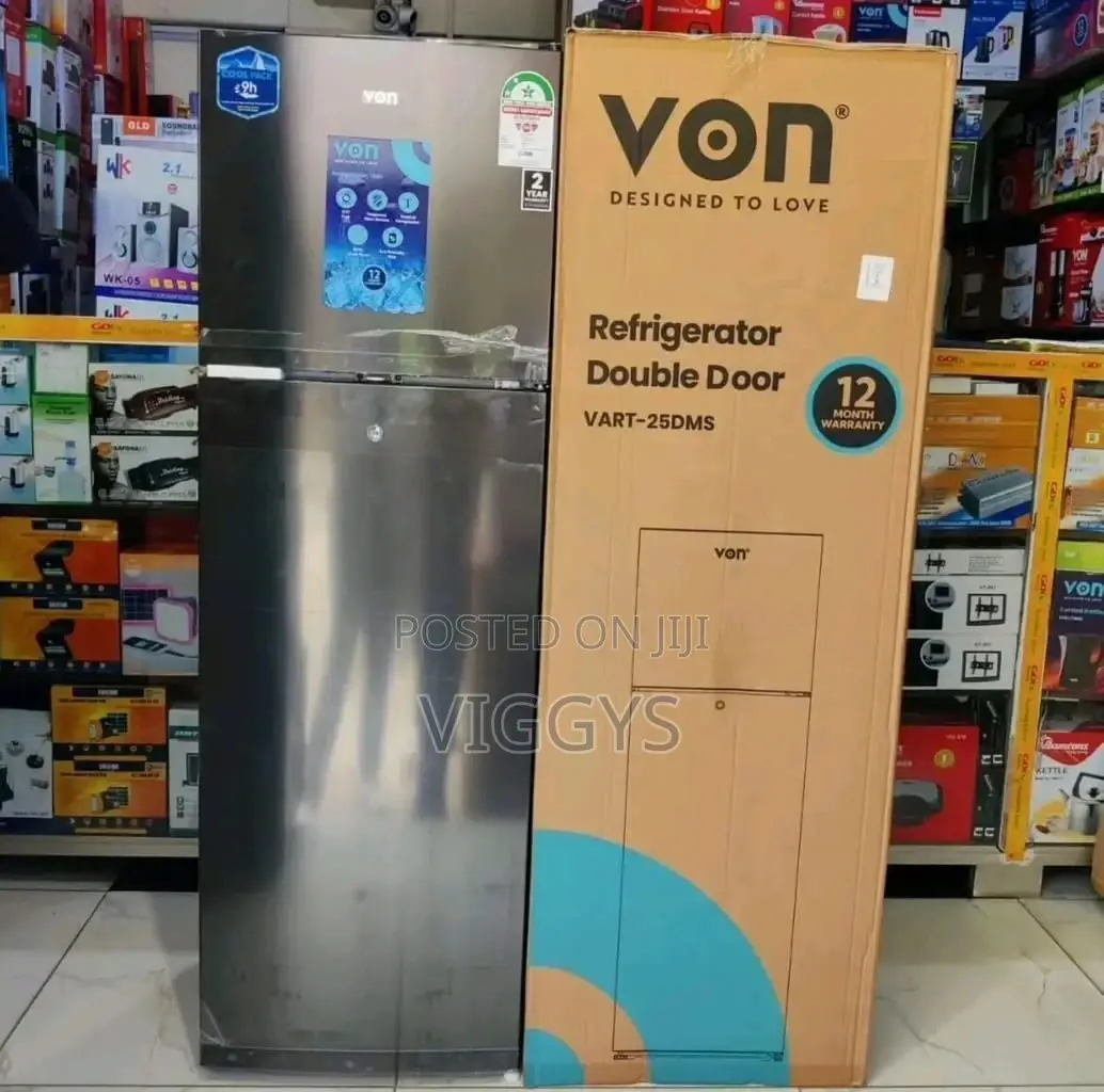 Amazing Von 168 Litres Double Door Fridge