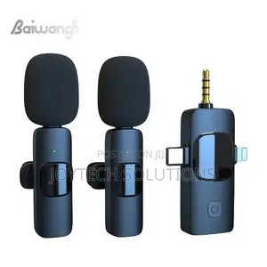 Noise Reduction Lavalier Lapel 3 in 1 Microphone Wireles