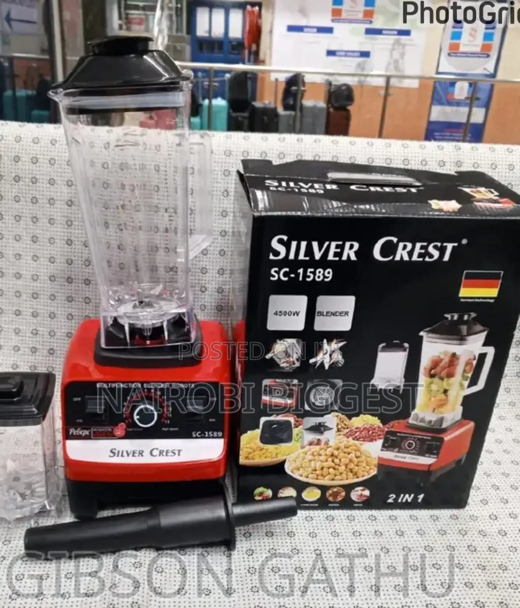 Silver Crest Blender Commercial Blender