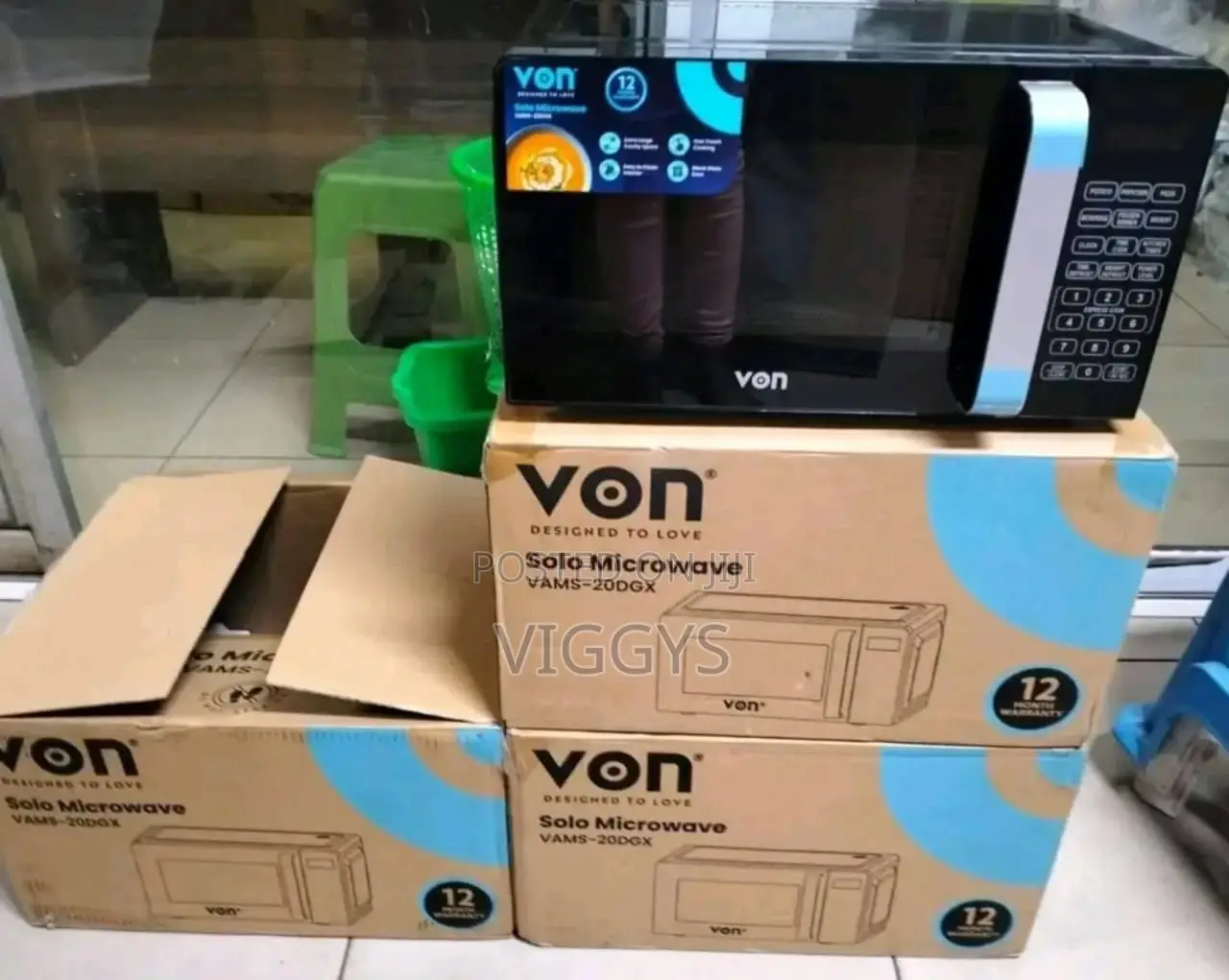Classic Von Microwave With Grill