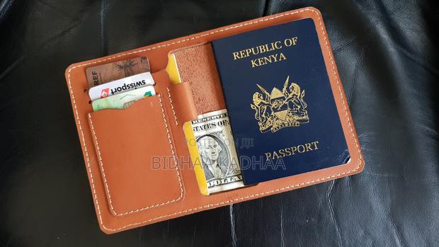 Leather Passport Holder - thumbnail 2