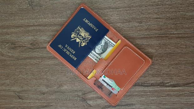 Leather Passport Holder - thumbnail 6