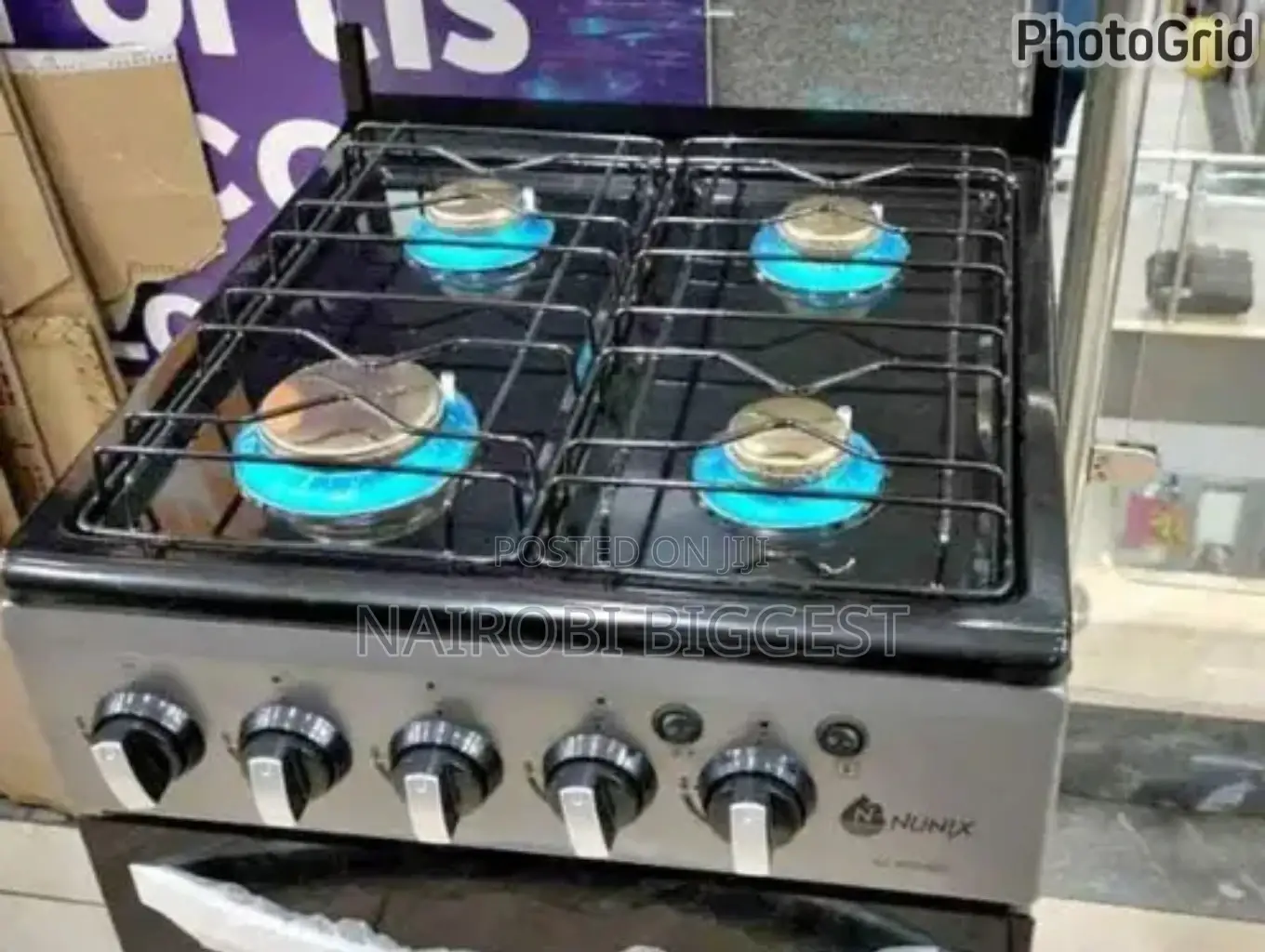 Nunix Standing Full Gas Cooker