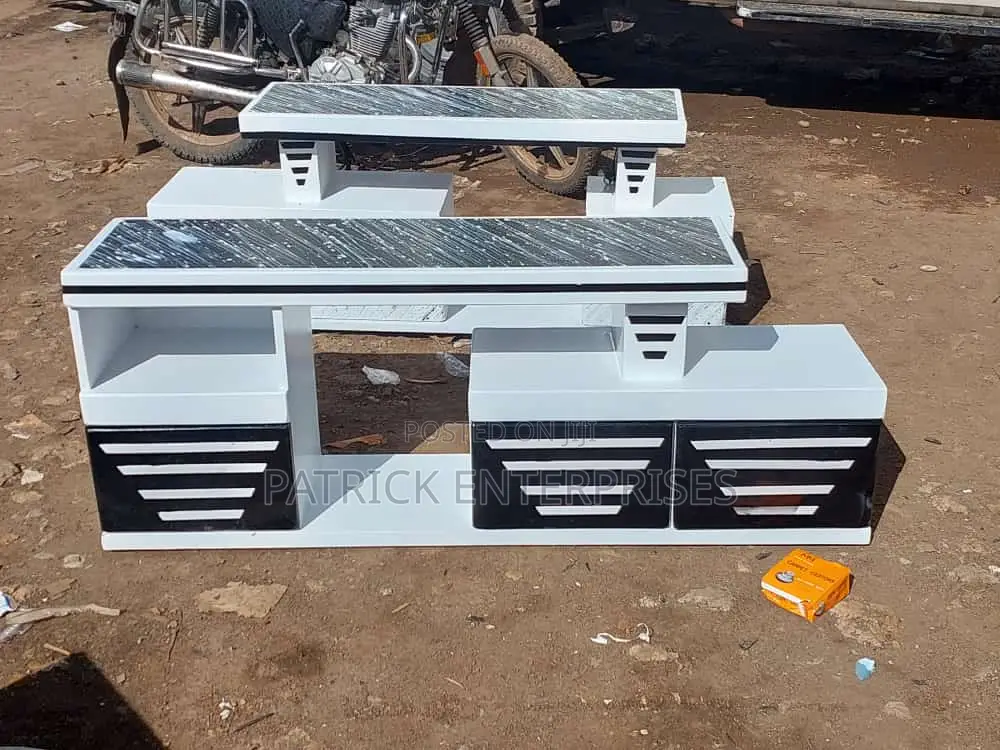 Morden TV Stand With LED Lights