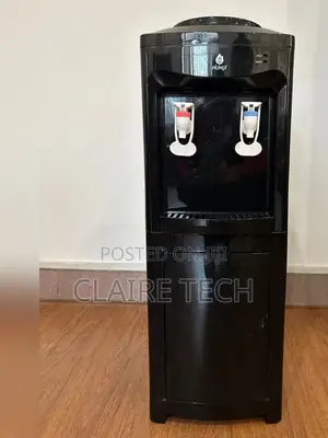 Nunix 2 Taps Black Hot and Normal Water Dispenser