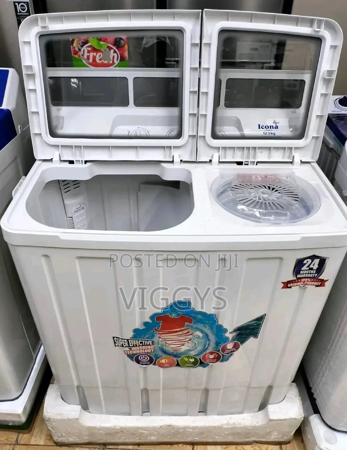 New Model Icona Twin Tub 12.5 Kg Washing Machine