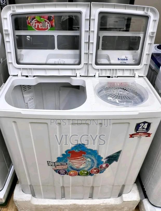 New Icona Twin Tub 12.5 Kg Washing Machine
