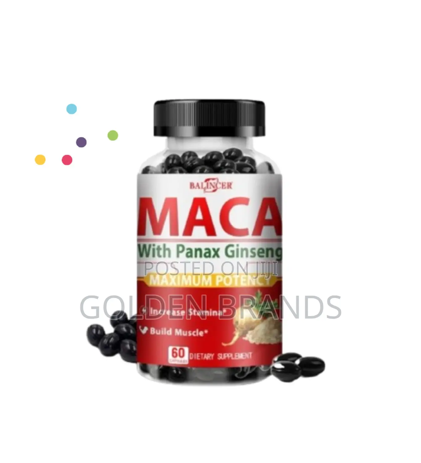 Super Maca Root + Ginseng Men's Mental And Energy Booster