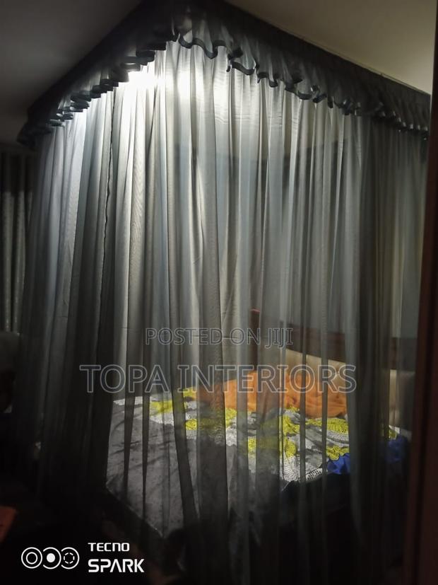 Customized Sheer Rail Mosquito Nets Customised Rail Nets