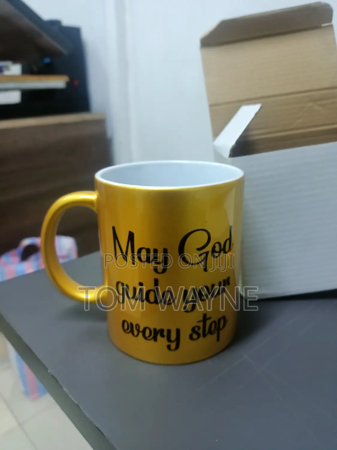 Branded Gold Tea Cup