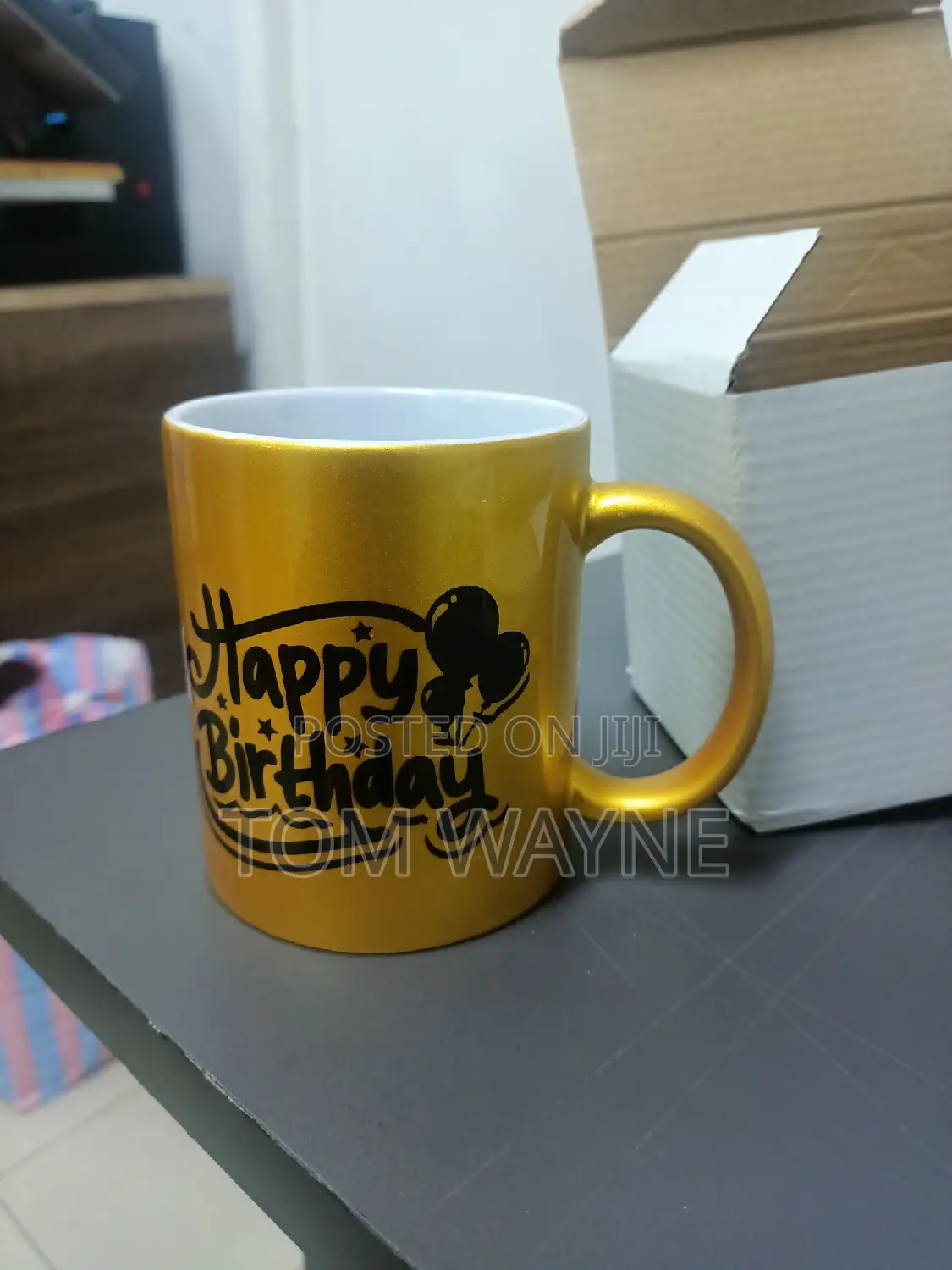 Branded Gold Tea Cup
