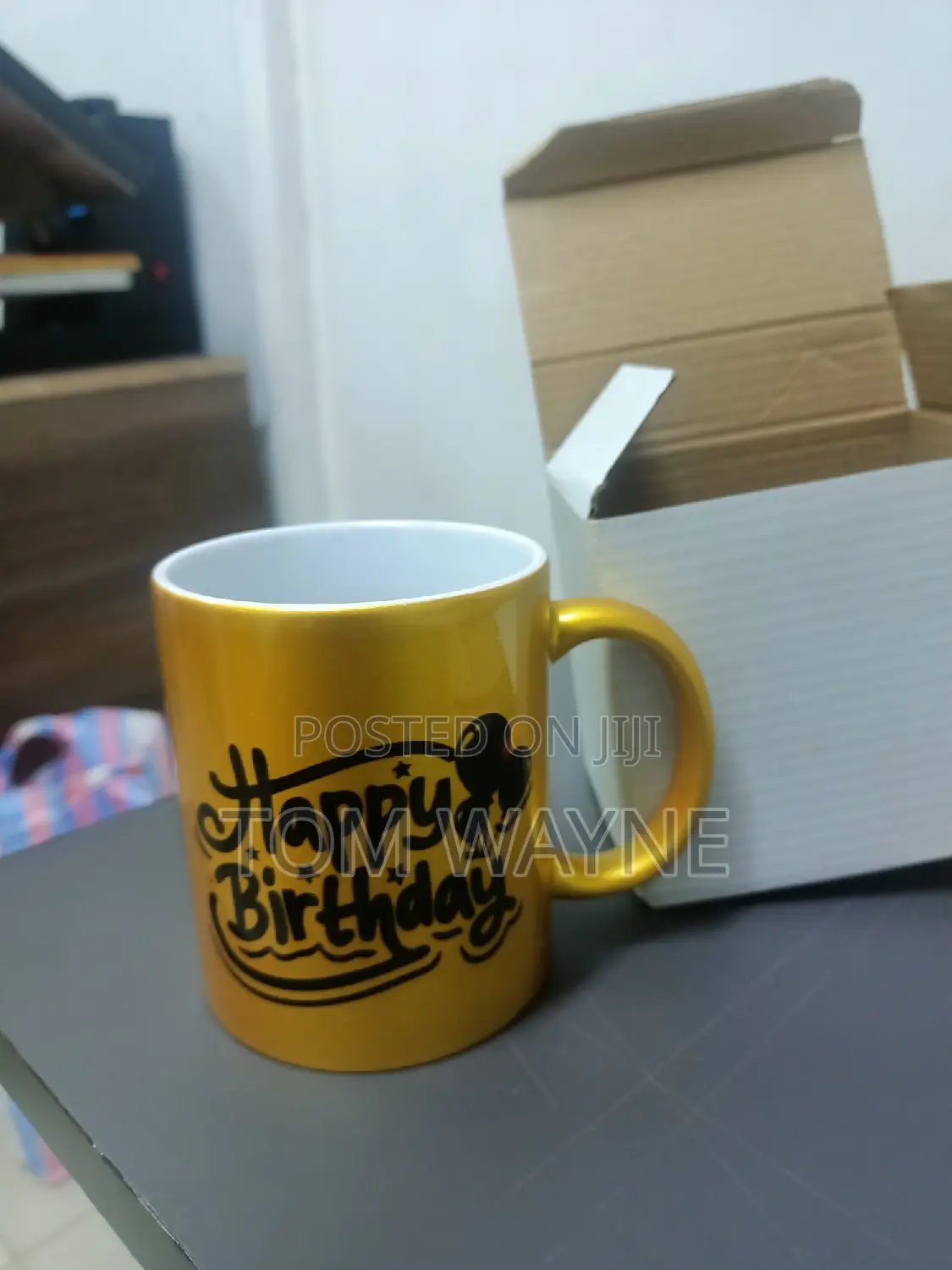 Branded Gold Tea Cup