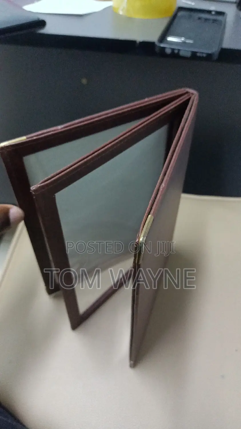 Brown Menu Booklets