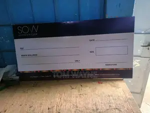 Big Cheque or a Dummy Cheque