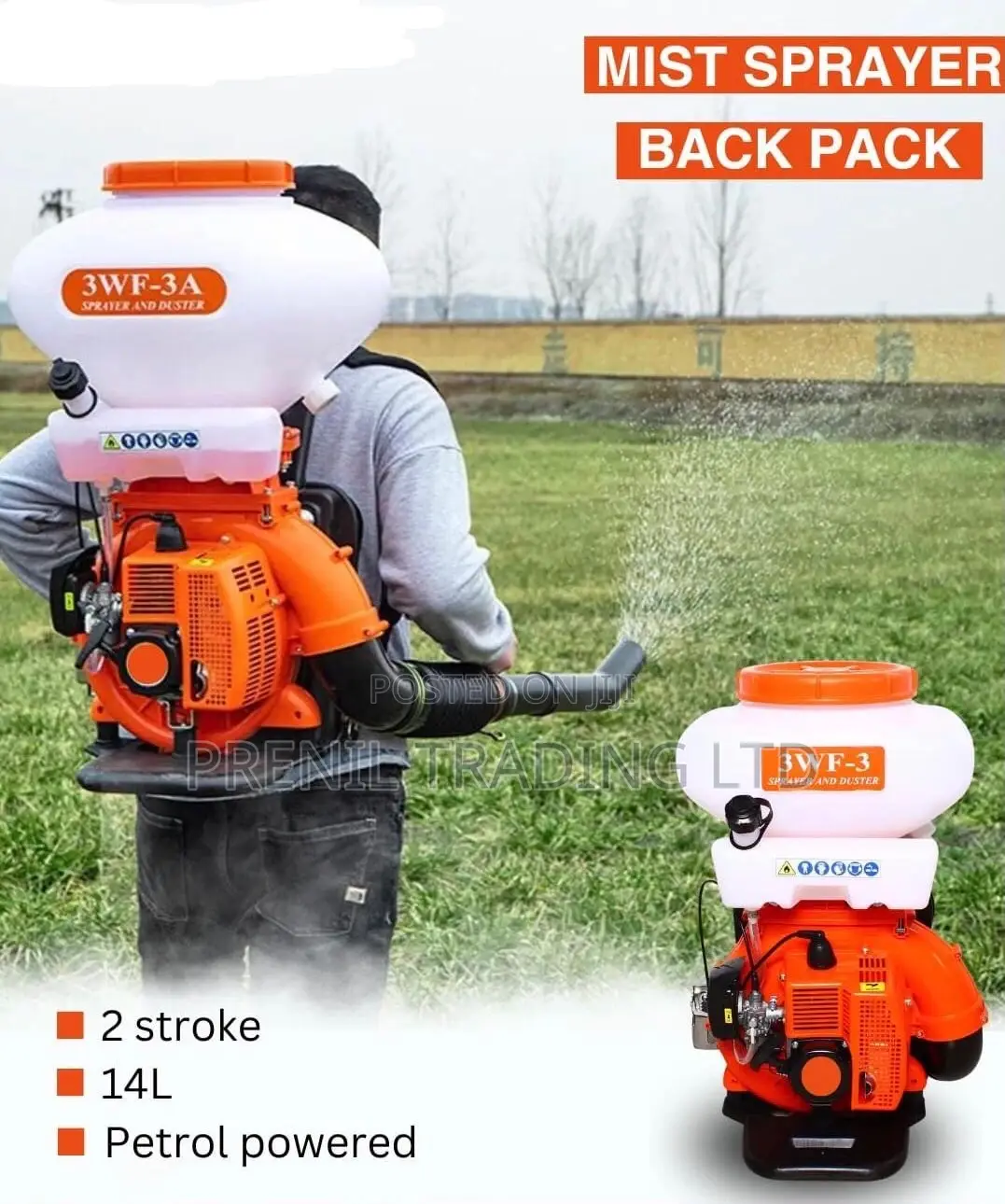 Mist Sprayer Back Pack