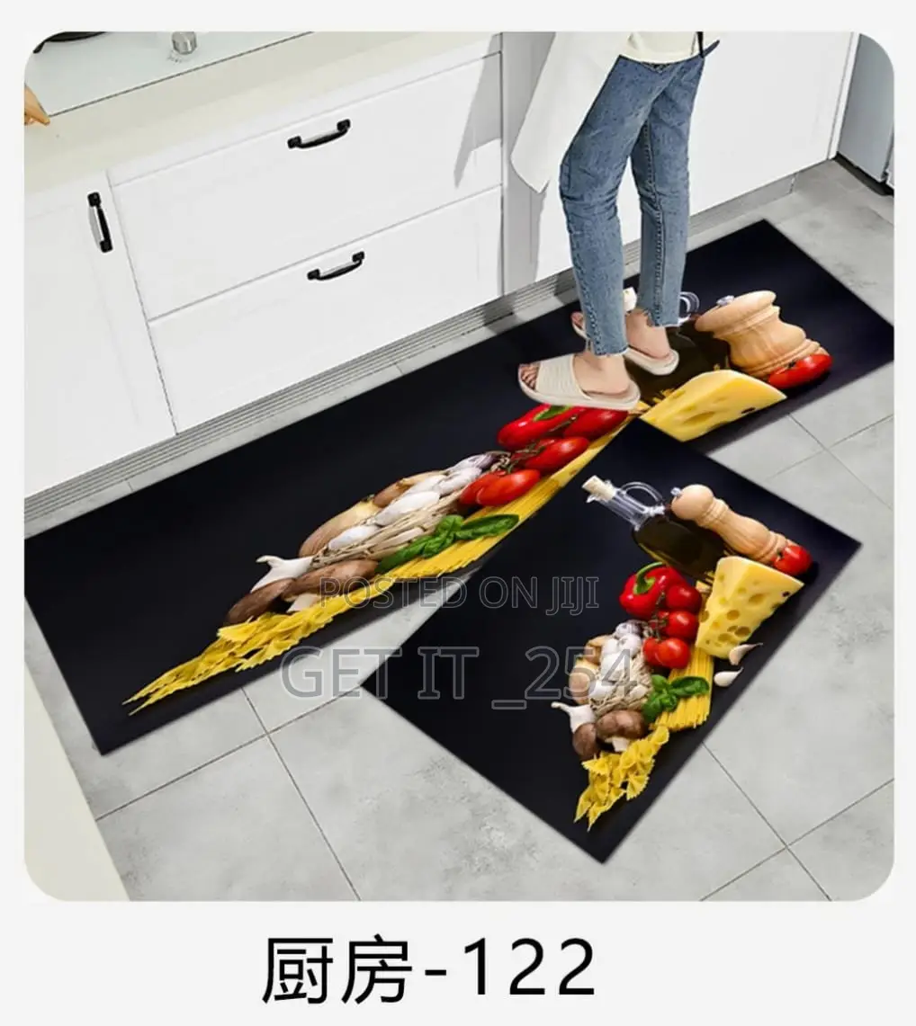 Kitchen Mats Rubber Bottom, Size 45x80 + 45×11