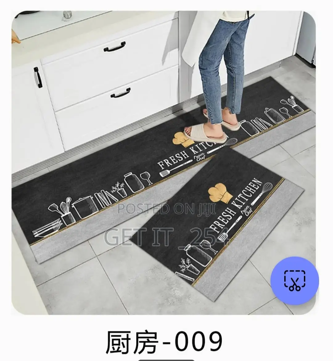 Kitchen Mats Rubber Bottom, Size 45x80 + 45×11