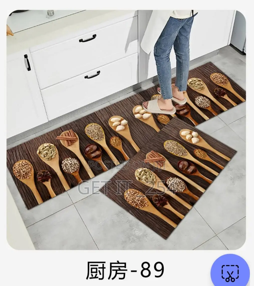 Kitchen Mats Rubber Bottom, Size 45x80 + 45×11