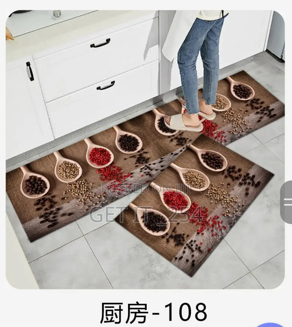 Kitchen Mats Rubber Bottom, Size 45x80 + 45×11