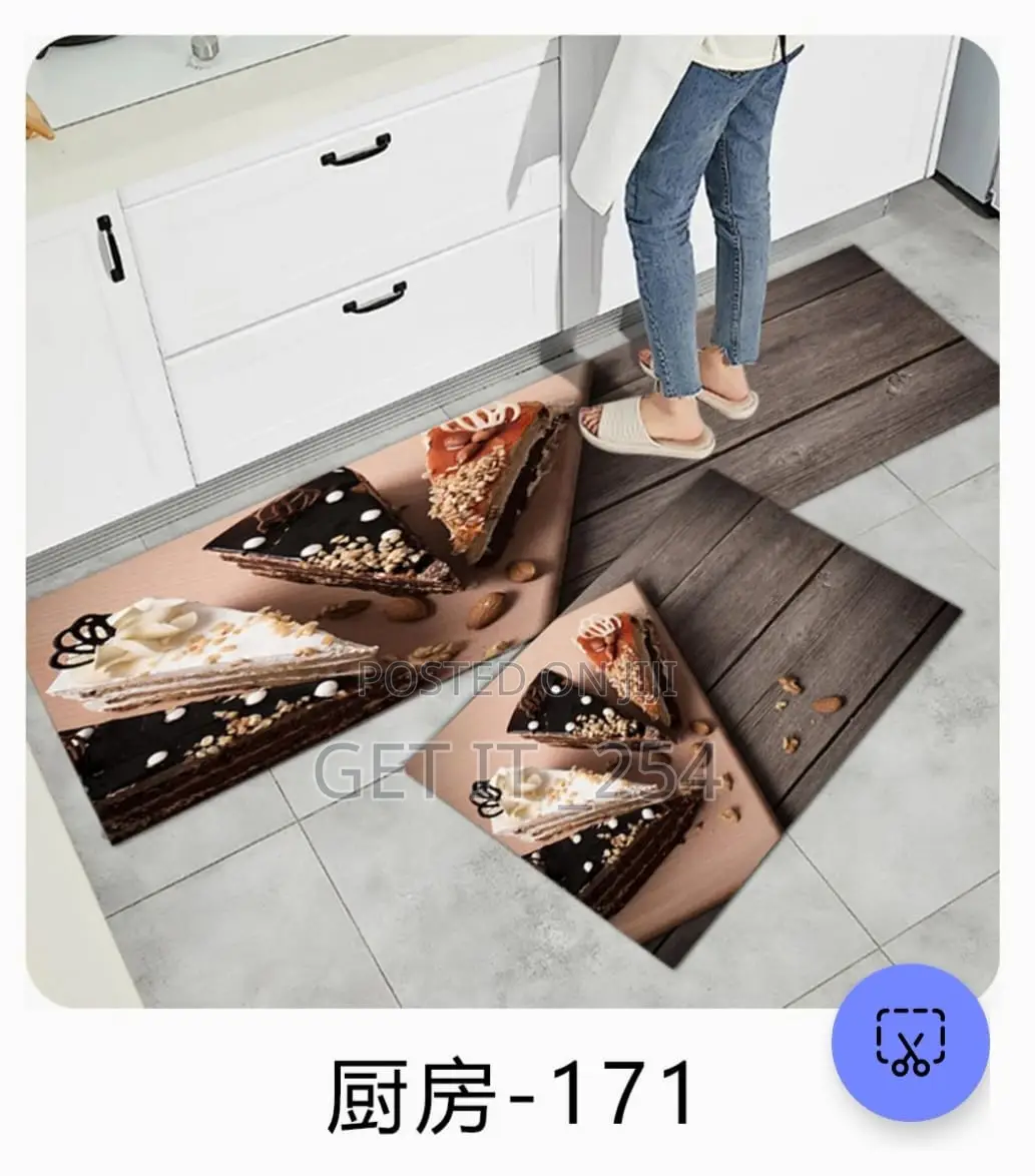 Kitchen Mats Rubber Bottom, Size 45x80 + 45×11