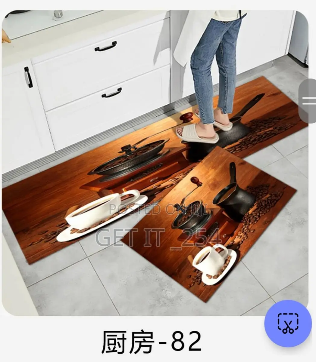 Kitchen Mats Rubber Bottom, Size 45x80 + 45×11