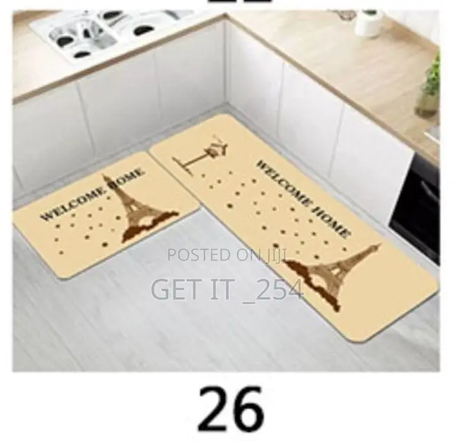 Kitchen Mats Rubber Bottom, Size 45x80 + 45×11