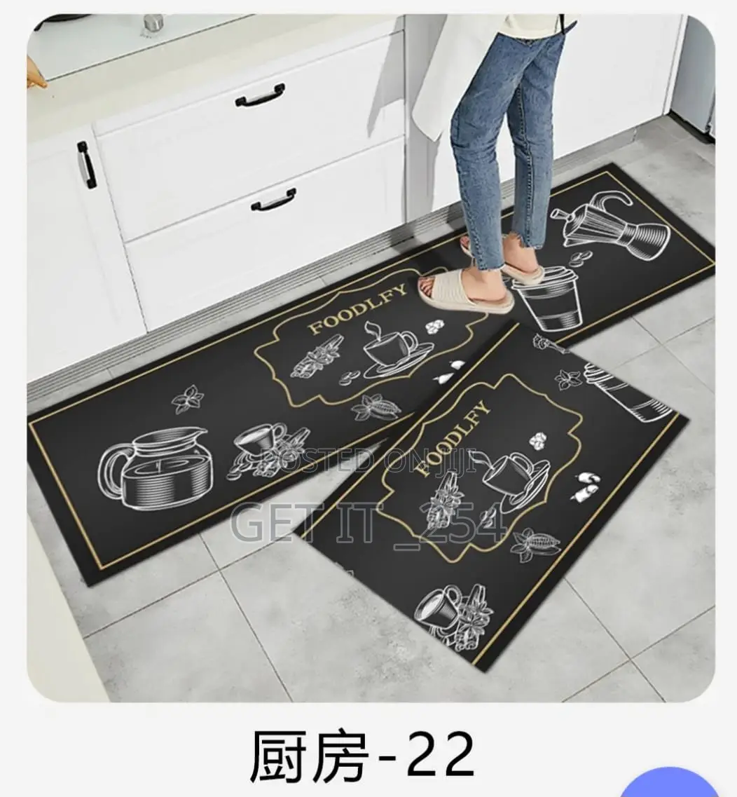 Kitchen Mats Rubber Bottom, Size 45x80 + 45×11