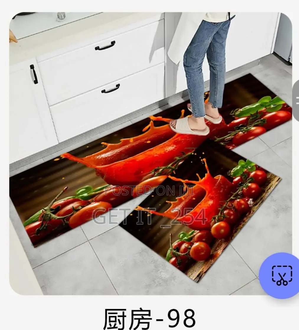 Kitchen Mats Rubber Bottom, Size 45x80 + 45×11