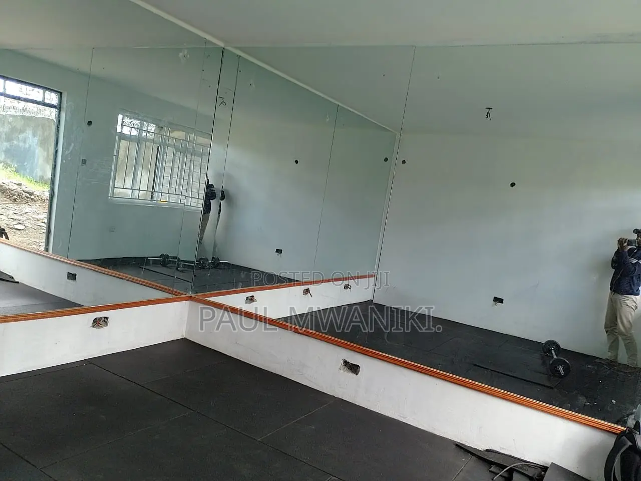 Heavy Duty Gym Rubber Floor Tiles- 1m×1m