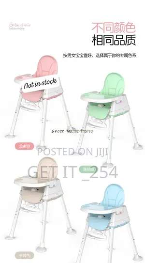*High Feeding Chair/Baby Dinning Chair*  Cream,Blue,Green