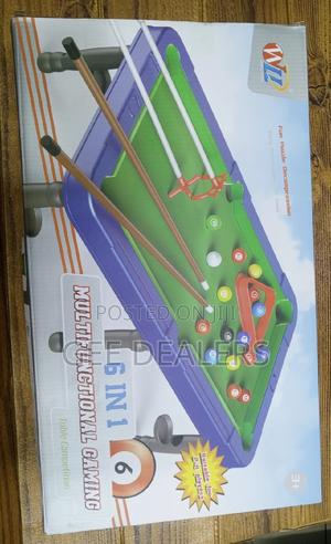 6 in 1 Puzzle Multifunctional Game,Pool Table,Football, Golf - thumbnail 2