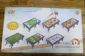 6 in 1 Puzzle Game,Football, Pool Table,Hockey,Golf Etc