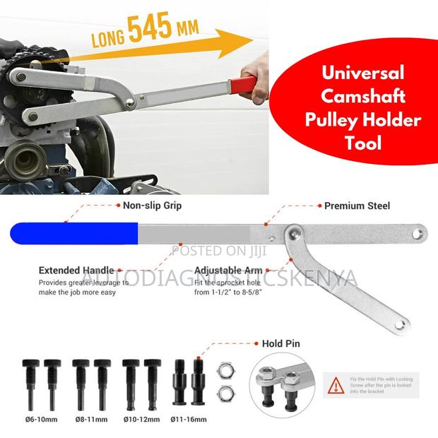 Universal Vehicle Camshaft Pulley Holder Tool