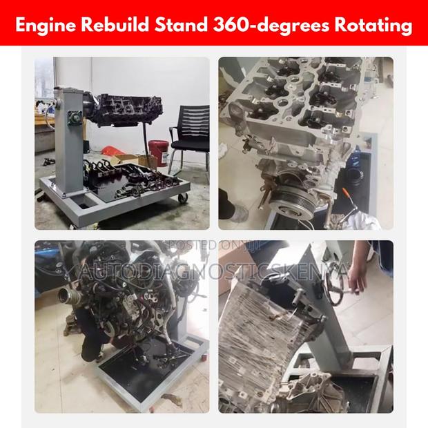 Vehicle Engine Repair and Rebuild Rotating Stand