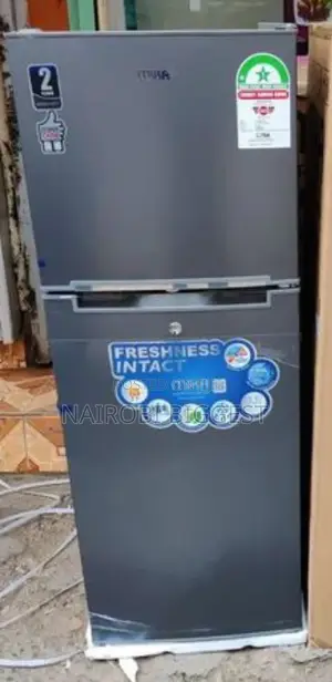 Mika 118litres Double Door Refrigerator