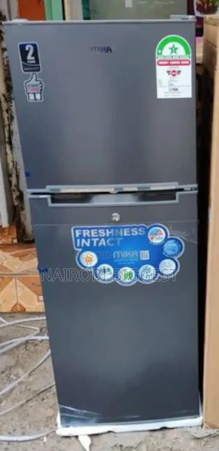 Mika 118litres Double Door Refrigerator