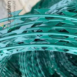 Green Razor Wire Double Galvanized 450mm